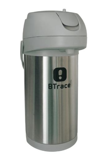 картинка Термос BTrace с пневмонасосом 3500 мл, серебристый