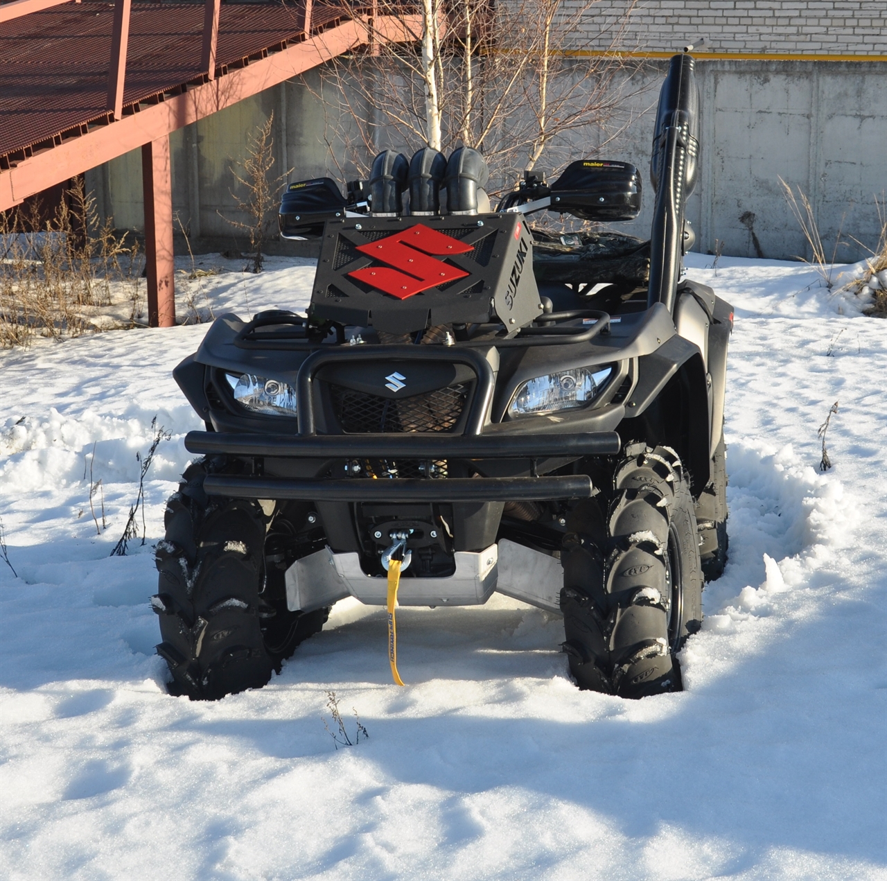 картинка Комплект выноса радиатора для Suzuki KingQuad 750 Litpro сталь