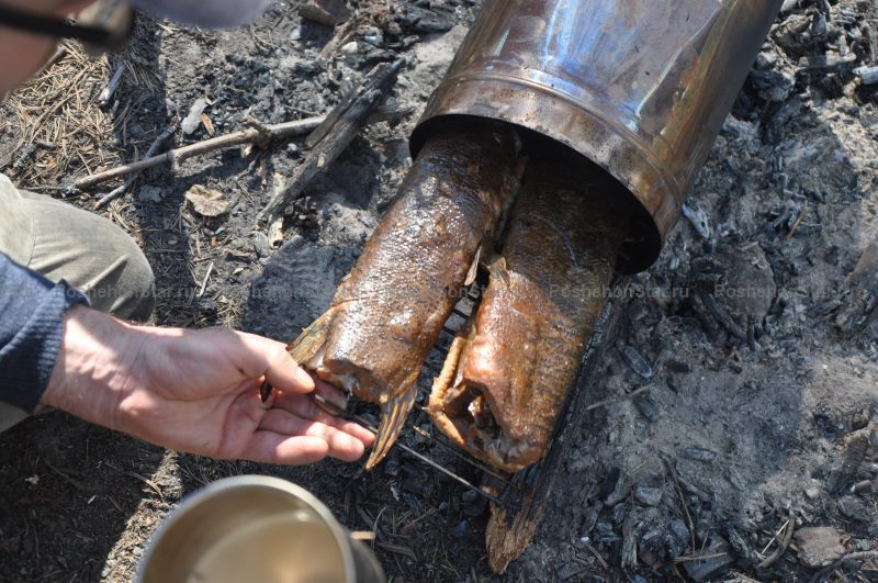 картинка Мини коптильня цилиндр PoshehonStar из нержавейки PS12 12л