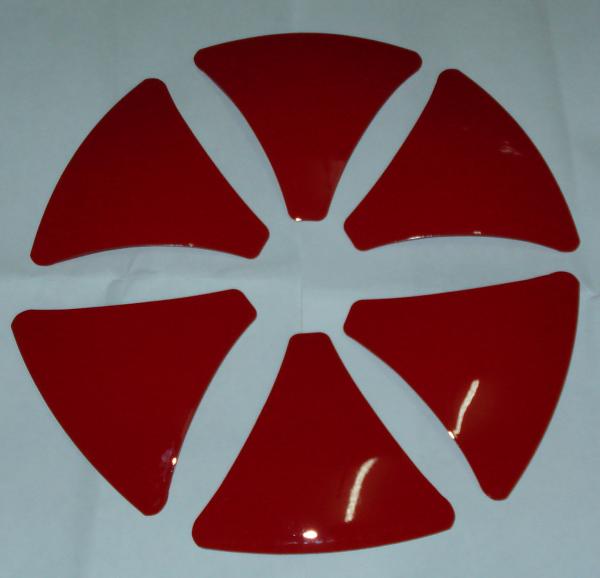 картинка Вставки  для дисков System-6  № S6INS-Red