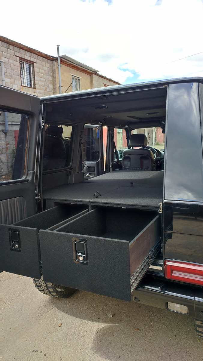 Органайзер в багажник Mercedes-Benz G-Class 2 выдвижных ящика