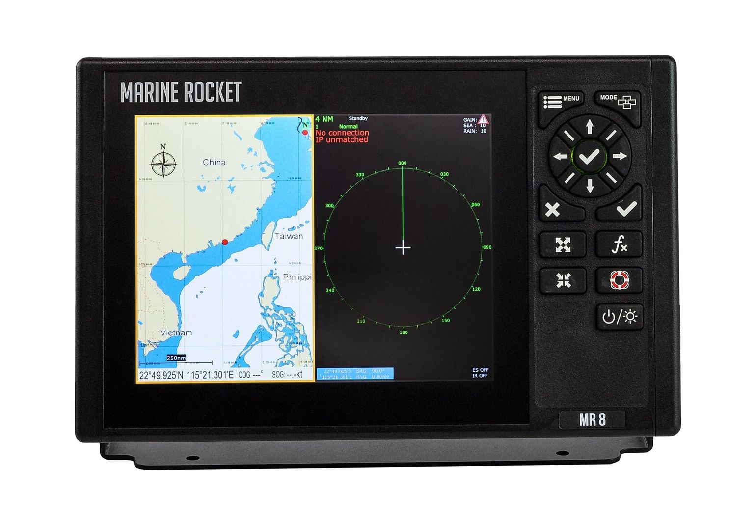 картинка Картплоттер морской 8X c AIS, Marine Rocket