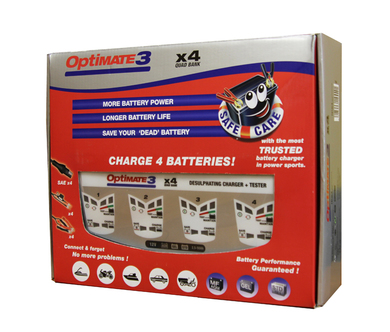 картинка Автомобильное зарядное устройство Optimate 3 X4 канала TM454