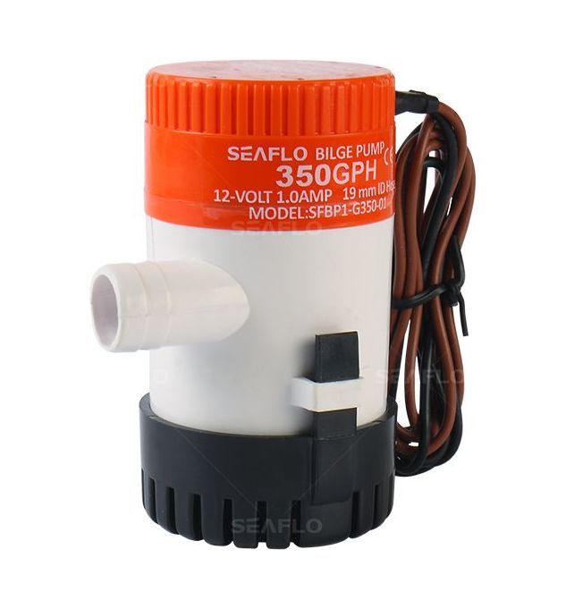 картинка Помпа осушительная 12 В, 350GPH (1324,75 л/час), SeaFlo