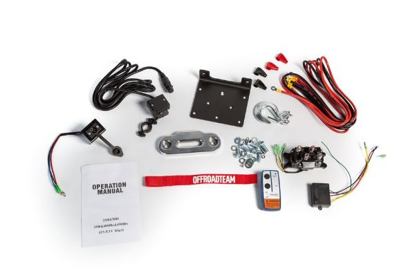 картинка Лебедка Tungsten Winch 4000 синтетика, радиопульт