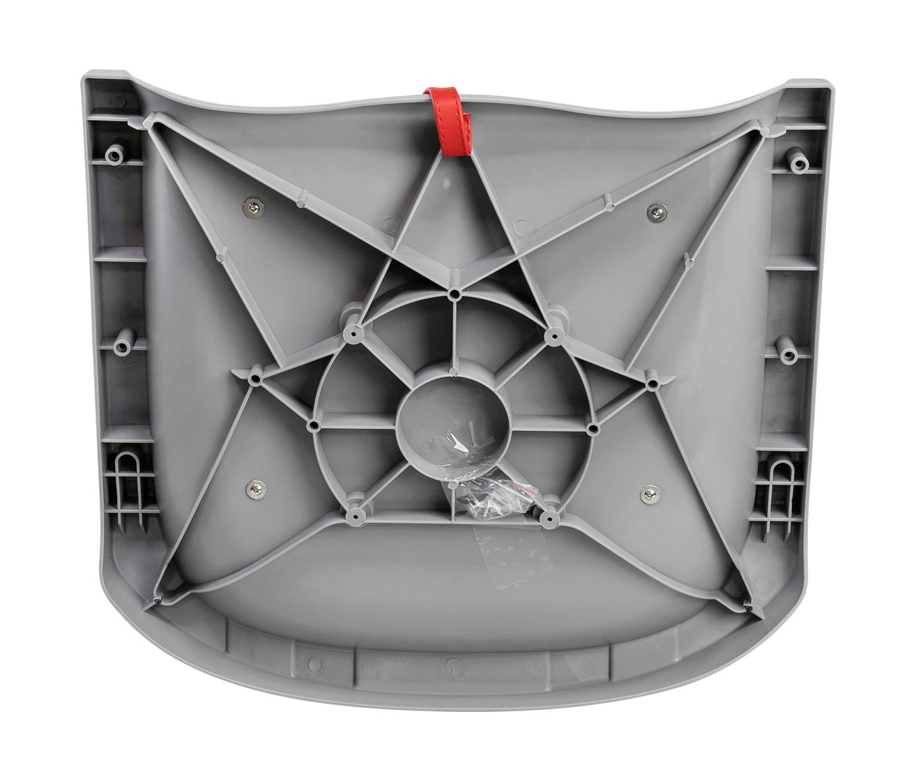 Кресло складное мягкое TRAVELER, цвет серый/красный