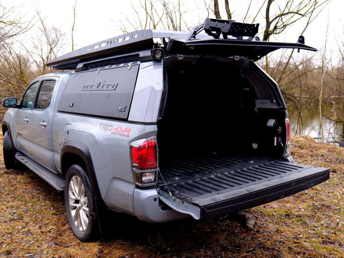 картинка Кунг алюминиевый для Toyota Tacoma III (Long Bed, с 2015) 3 двери, неокрашенный — KDT 15281(I)L