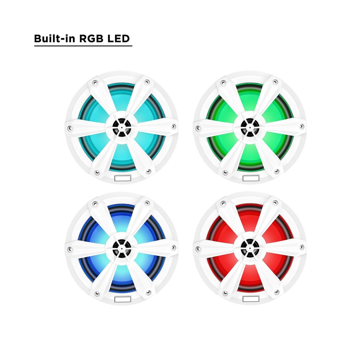 Морская акустика MRM3-65W 6,5" с RGB, Marine Rocket