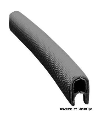 картинка Профиль окантовочный, черный, 4-6 мм