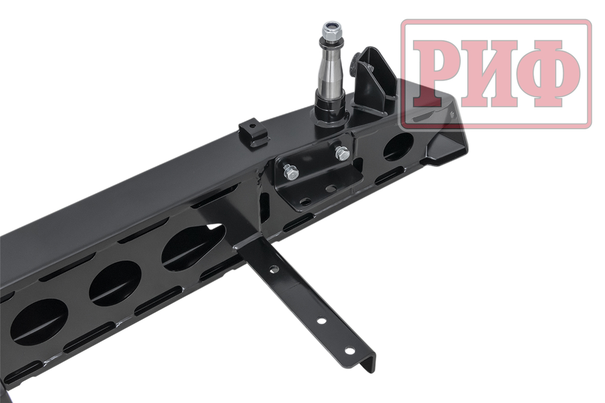 картинка Бампер задний РИФ УАЗ Хантер с квадратом под фаркоп, фонарями и калиткой лифт