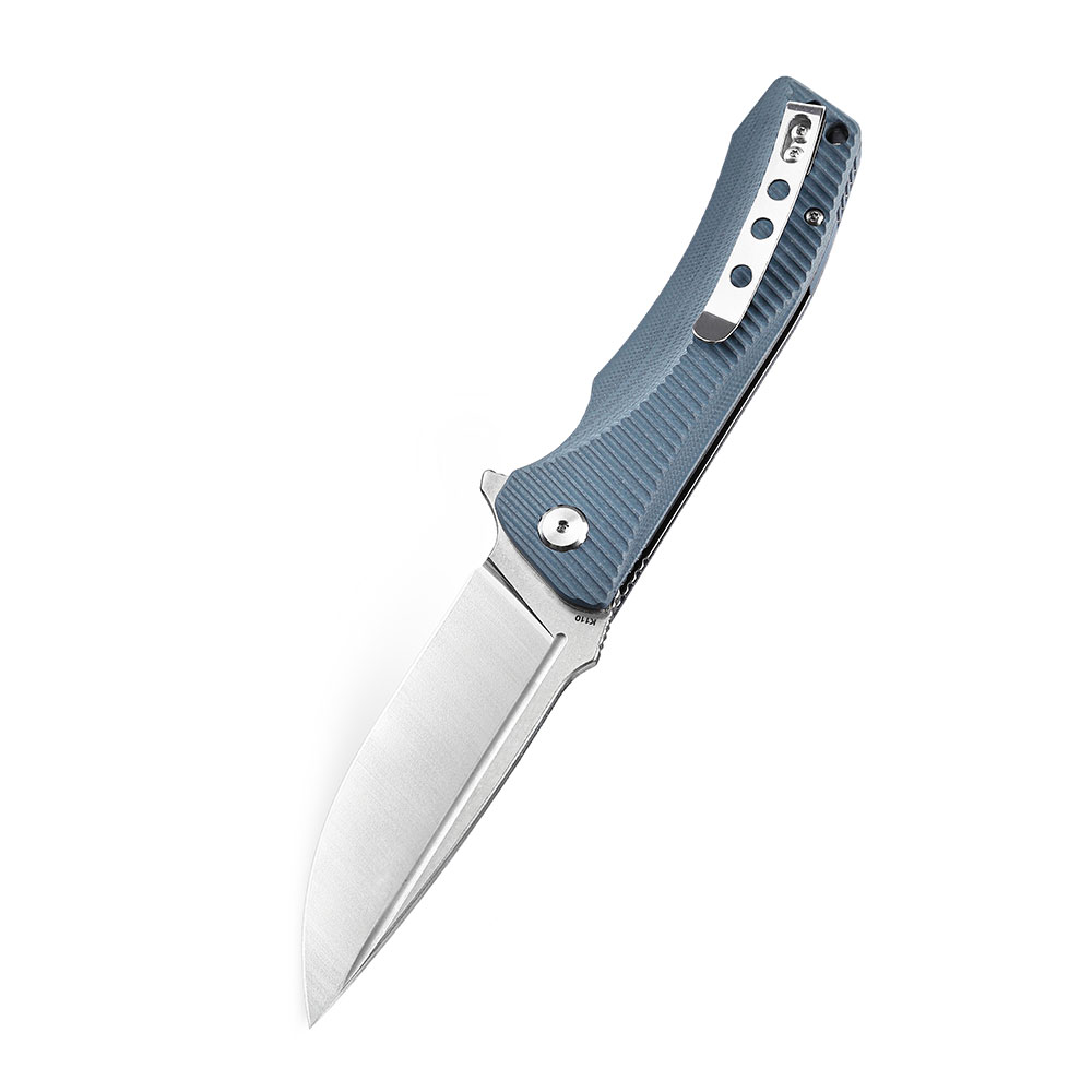 картинка Нож Bestech Mako сталь K110, рукоять G10 серая