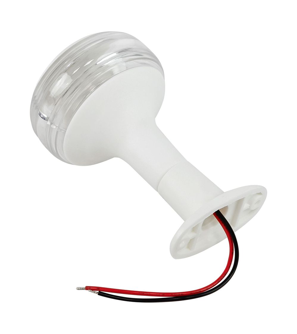 картинка Огонь топовый на стойке 5", белый, 12-24 В, LED, Ba15d