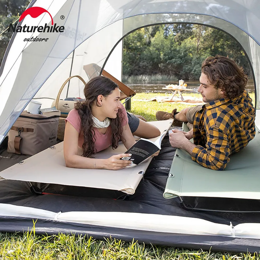 картинка Раскладушка Naturehike XJC05, 190х65х15 см, до150 кг, зеленая