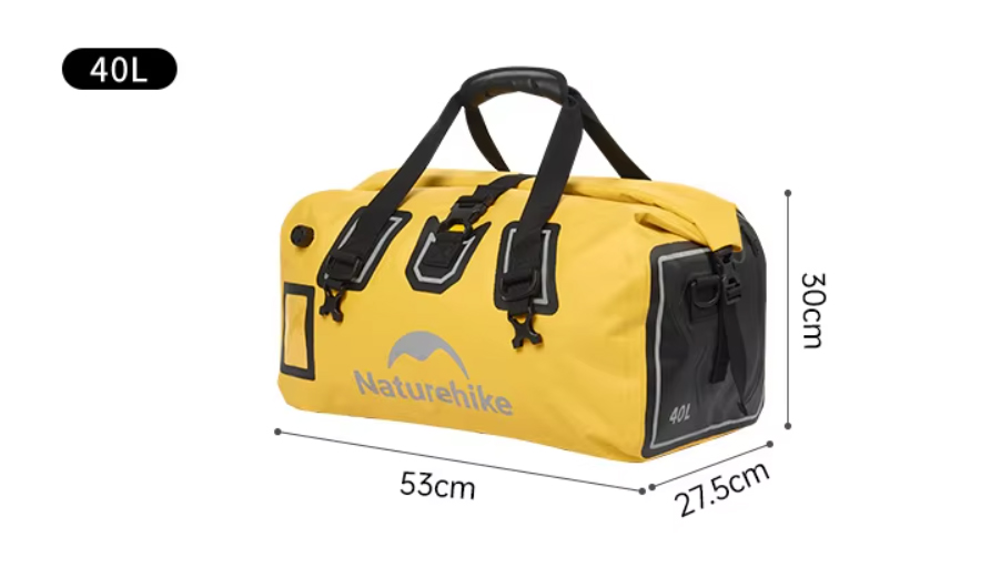 картинка Гермосумка Naturehike 40 л ПВХ (желтая)