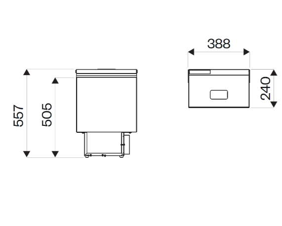 картинка Компрессорный холодильник Indel B Top Loaded TL16 12/24V