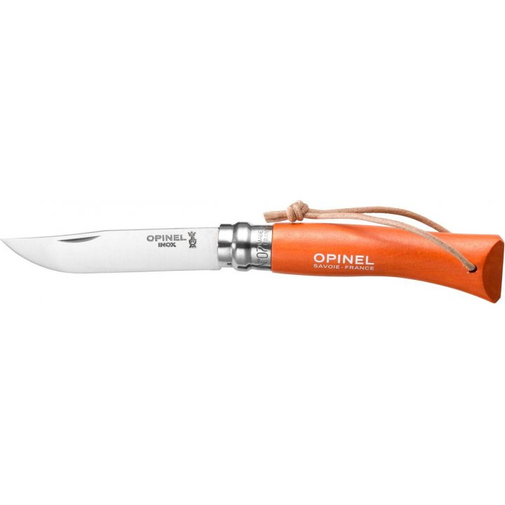 картинка Нож Opinel №7 Trekking нержавеющая сталь, оранжевый, 002208