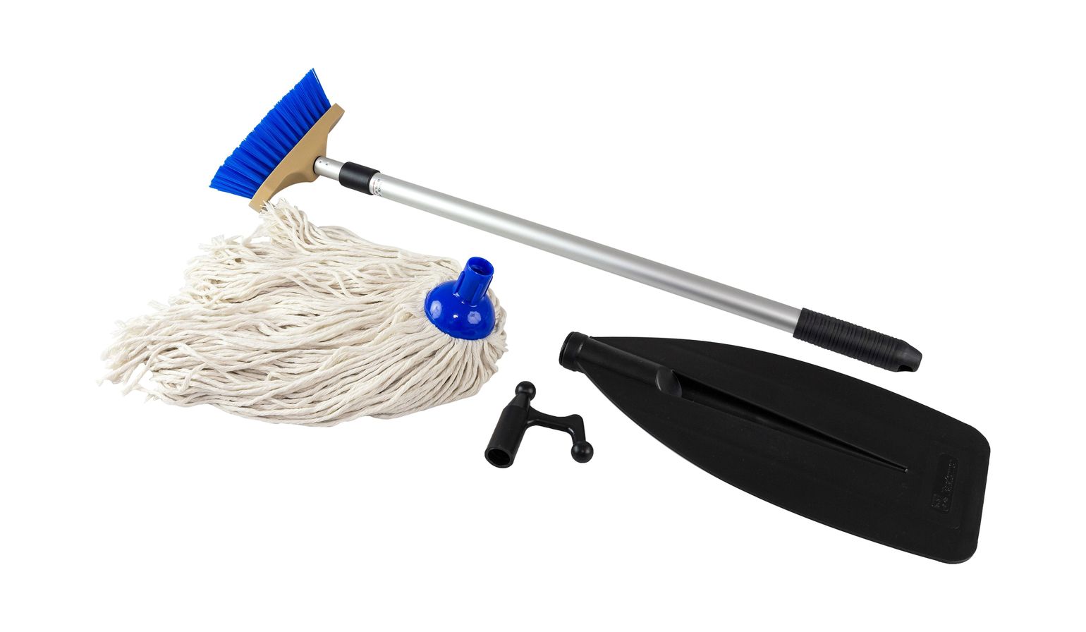 картинка Комплект разборный багор, щетка, весло