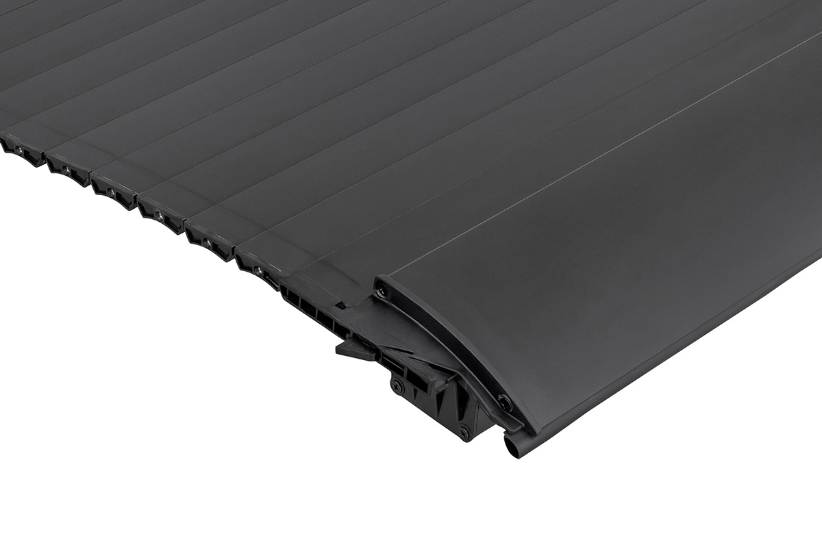 картинка Крышка кузова Dongfeng DF6, роллета раздвижная, алюминиевая, черная