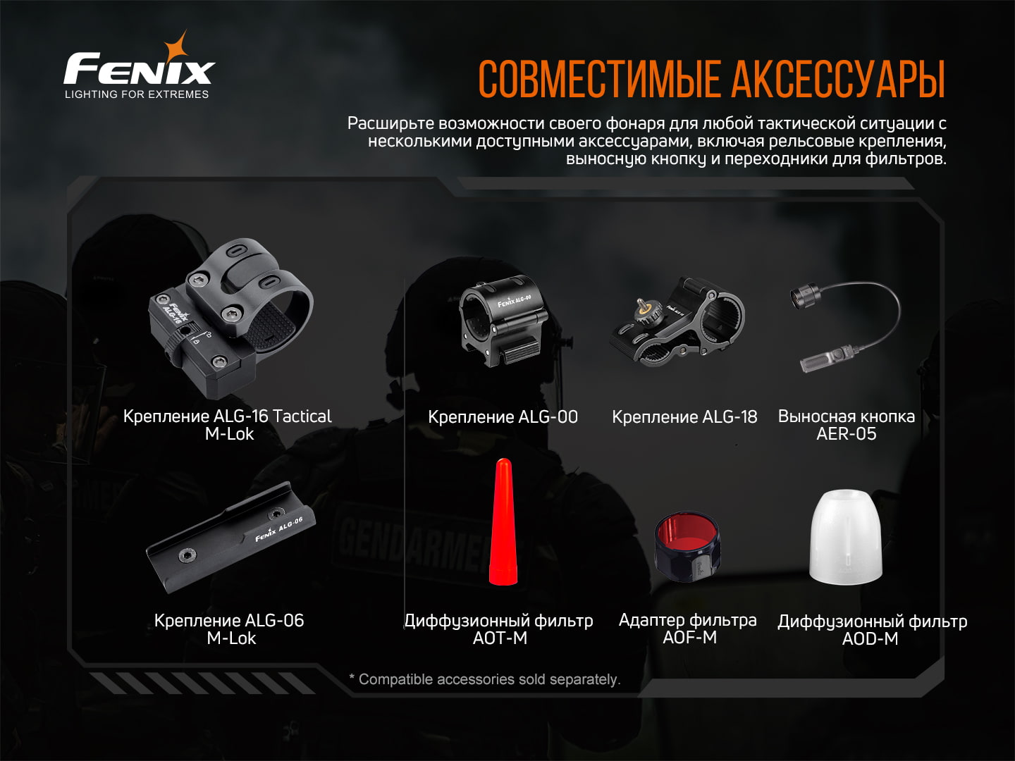 картинка Фонарь Fenix TK20R  V2.0, TK20RV20