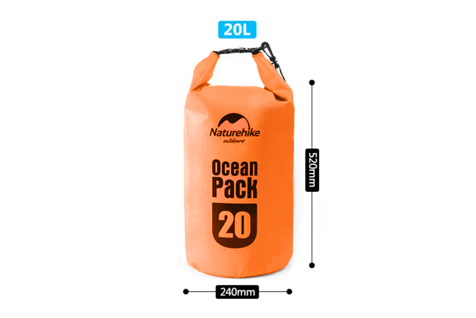 картинка Гермомешок Naturehike Ocean Pack  20 л. (оранжевый)