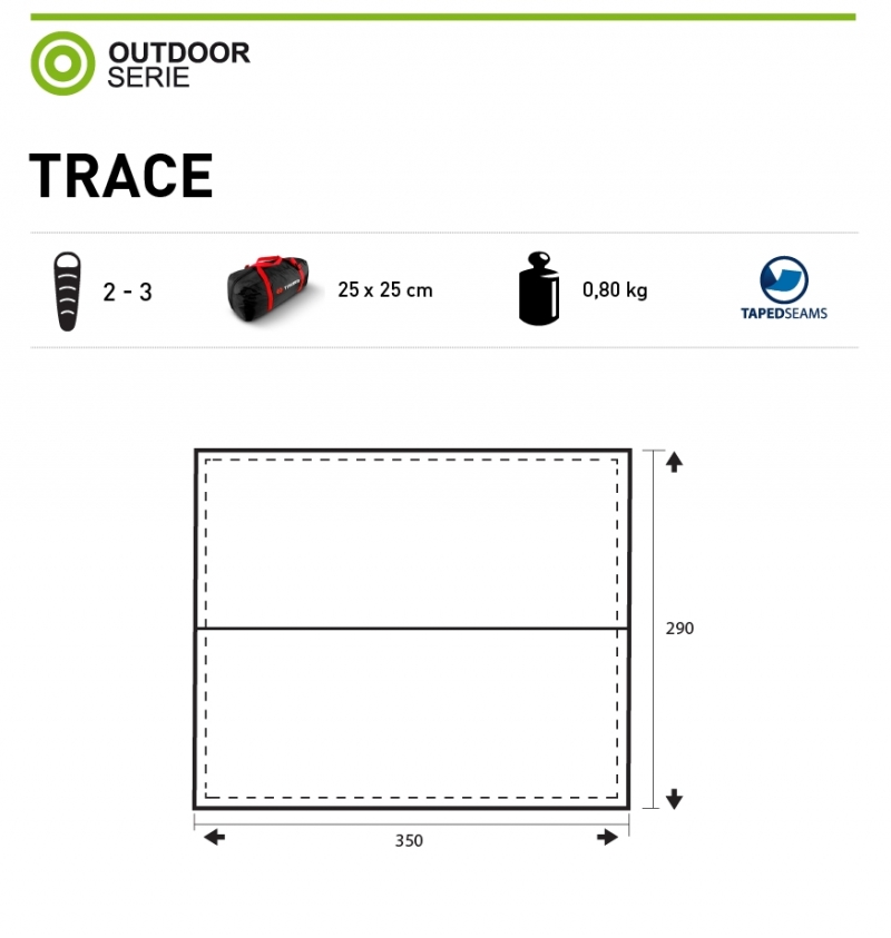 картинка Палатка Trimm Shelters TRACE, камуфляж 2+1