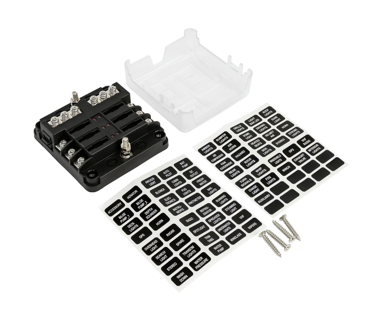 картинка Блок на 6 предохранителей, Marine Rocket