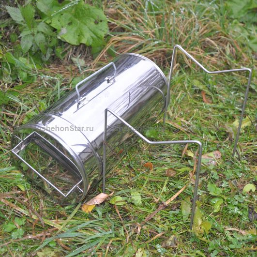 картинка Мини коптильня цилиндр PoshehonStar из нержавейки PS12 12л