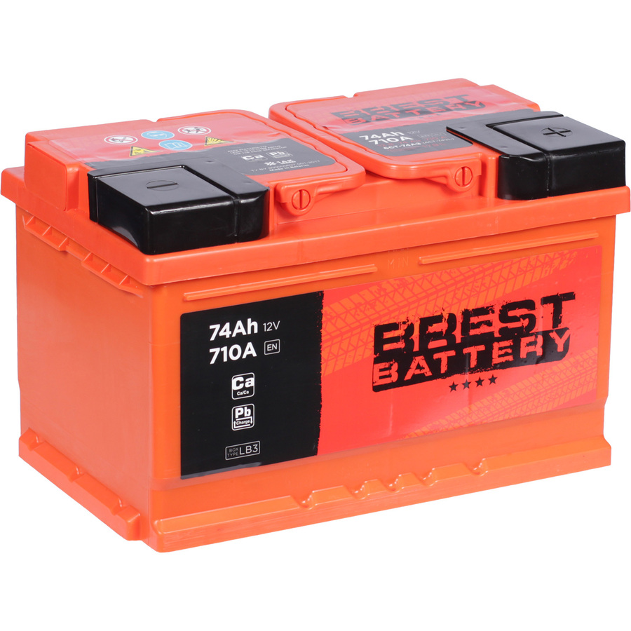 картинка Аккумулятор Brest Battery 74Ач о/п LB3
