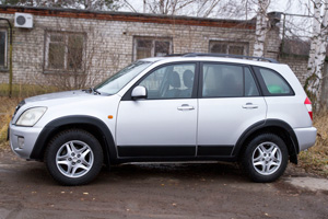 картинка Защитный комплект №2 (расширители, обвес порогов) Chery Tiggo (Т11) I 2005-2013