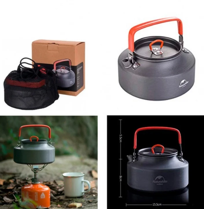 картинка Чайник Naturehike NH17C020-H 1.6л серый, 6927595731932