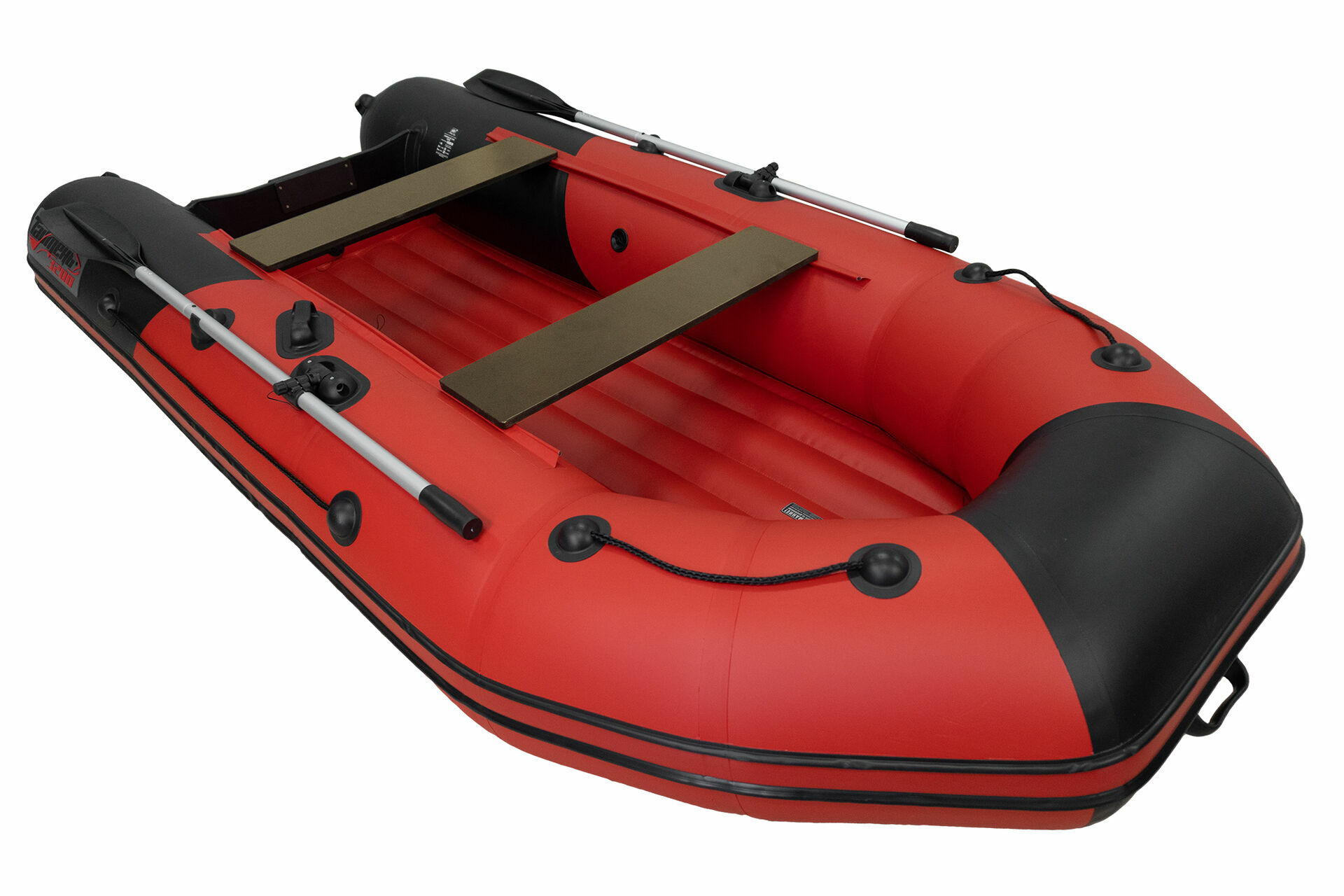 картинка Надувная лодка ПВХ, Таймень NX 3200 НДНД, красный/черный