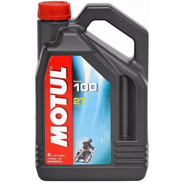 картинка Моторное масло для 2-x тактных двигателей мотоциклов Motul 100 2T 2T TC 4 L