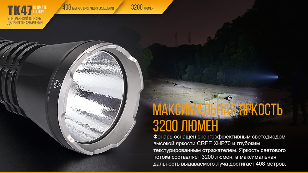 Фонарь Fenix TK47UE