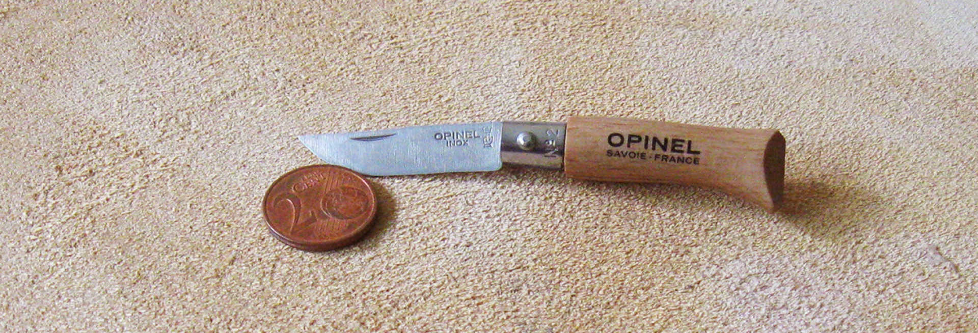 картинка Нож Opinel №2, нержавеющая сталь, рукоять из бука, 001070