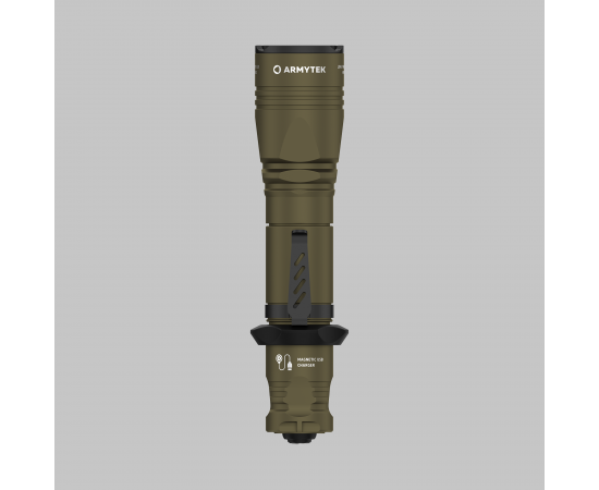 картинка Фонарь Armytek Dobermann Pro Magnet USB Warm (Olive)