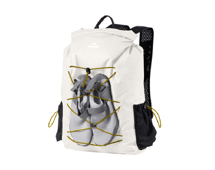 картинка Рюкзак туристический Naturehike 18 л, ПВХ, белый