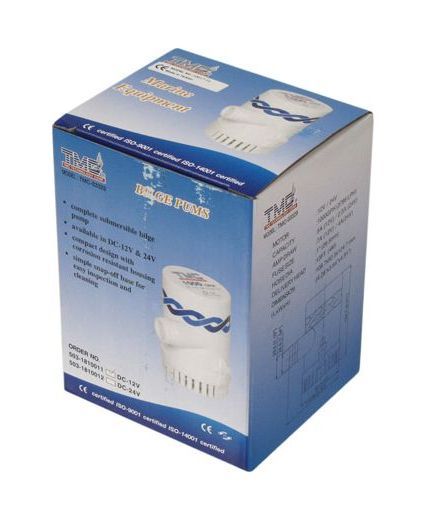 картинка Помпа осушительная, 12 В, 1000GPH (3785 л/ч)