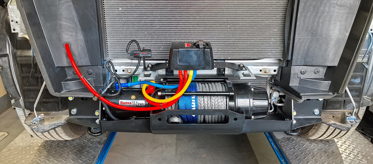 картинка Площадка лебедки Changan Hunter Plus в штатный бампер 