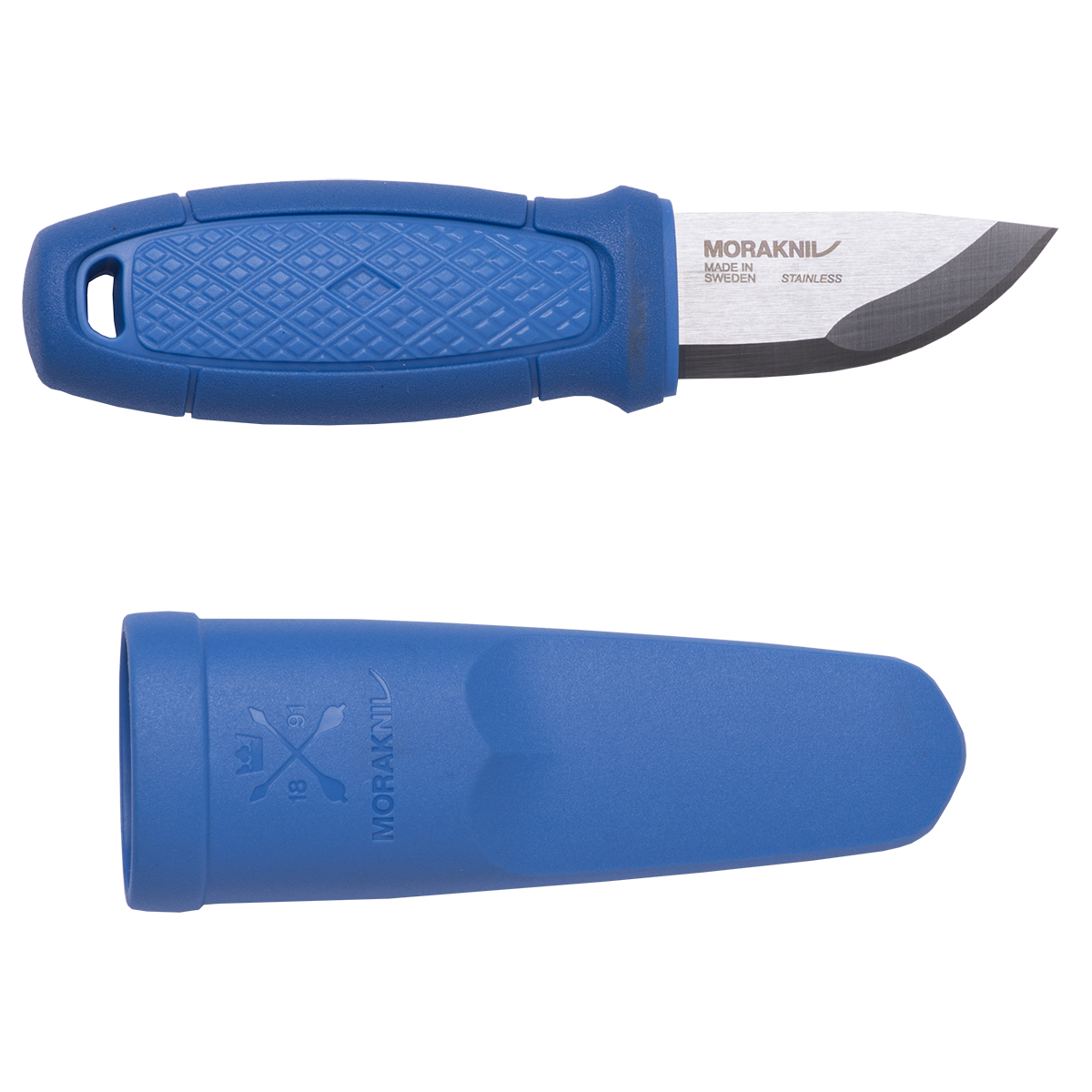 картинка Нож Morakniv Eldris, нержавеющая сталь, цвет красный, с ножнами, 12648