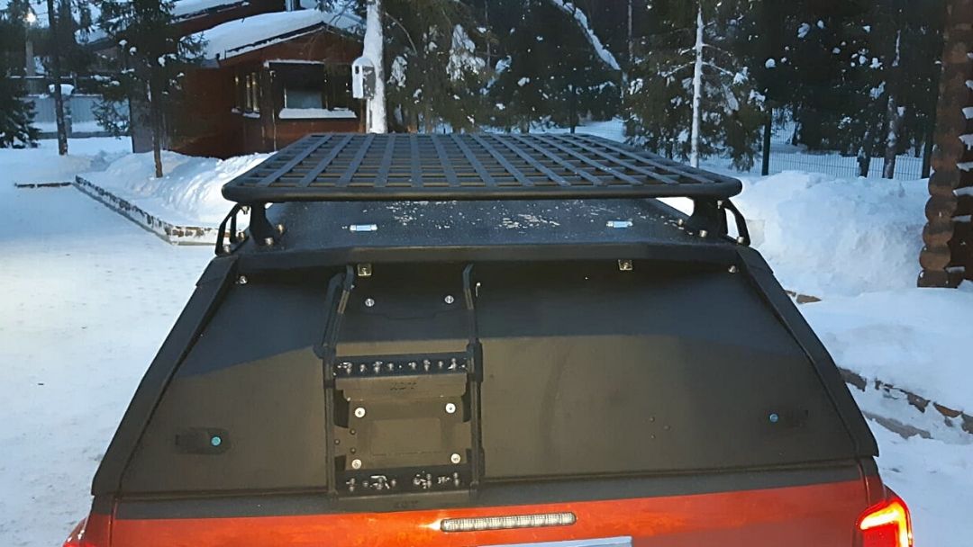 картинка Кунг алюминиевый для Mitsubishi L200 (с 2015 г.в.) 3 двери, неокрашенный — KDT 1328L