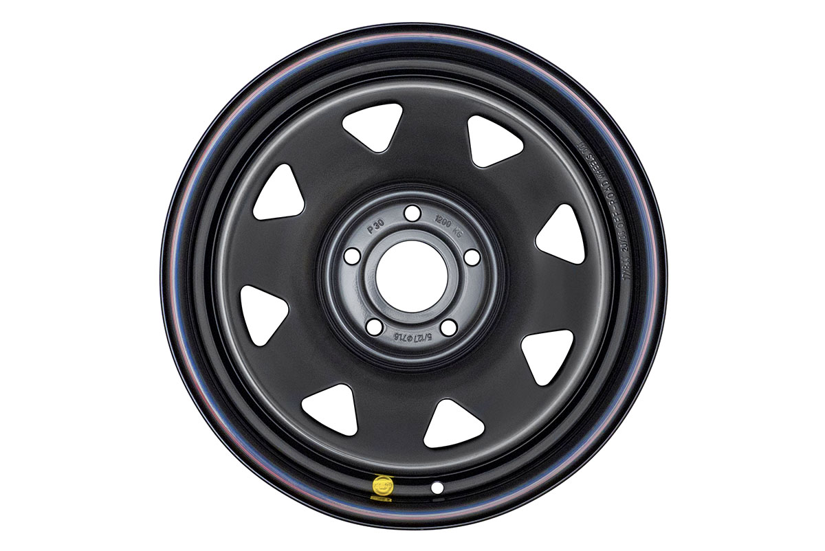 картинка Диск JEEP стальной черный 5х127 8xR17 d75 ET0 (треугольник мелкий)