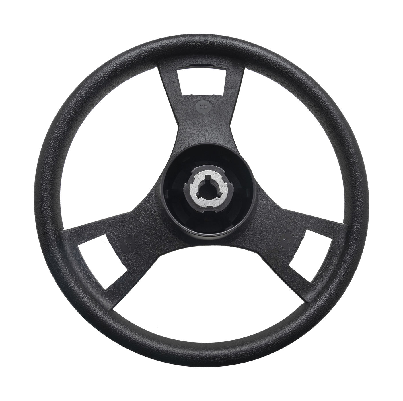 картинка Рулевое колесо GUSSI 013 обод и спицы черные д. 350 мм