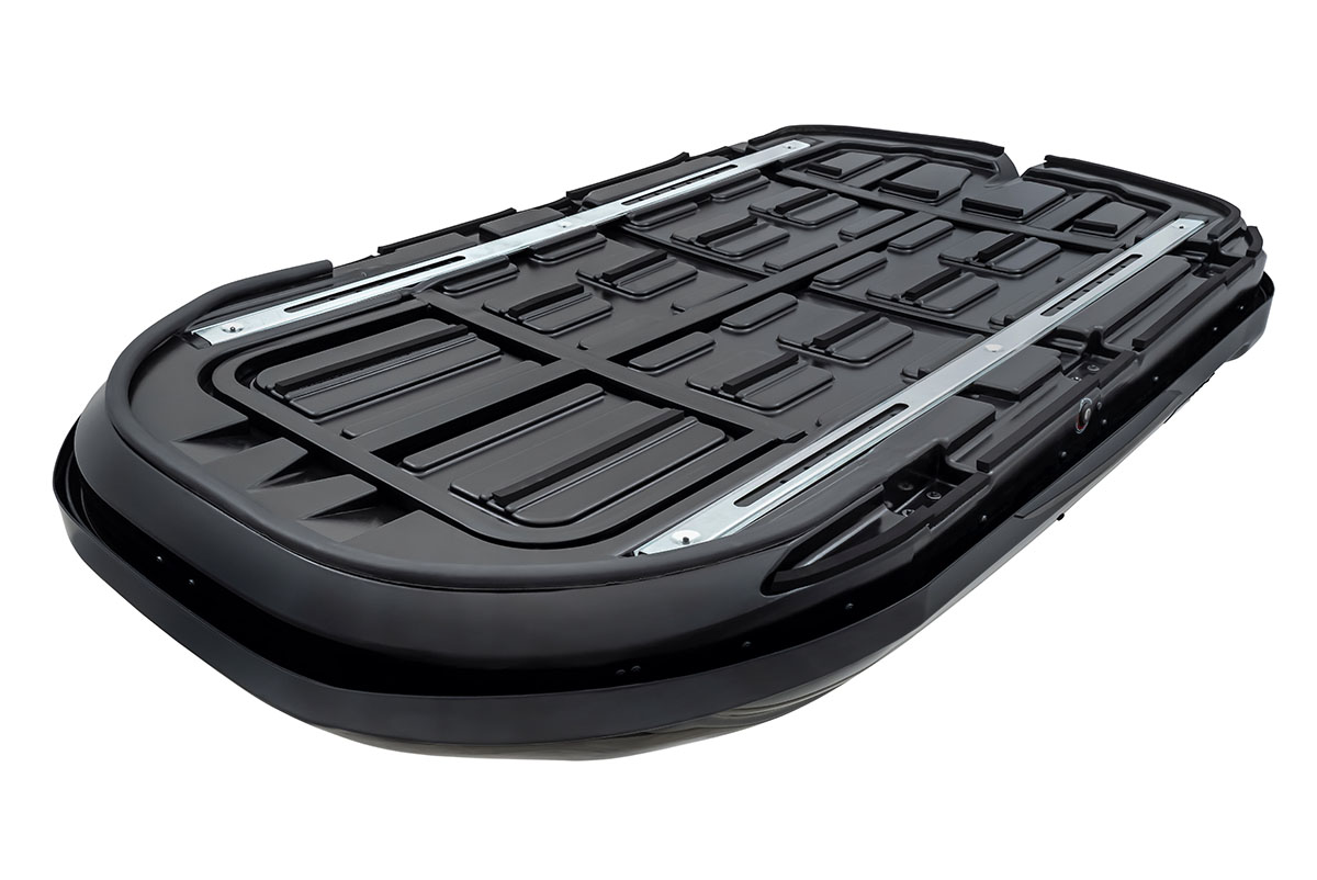 картинка Бокс автомобильный на крышу Pentair CARAVAN 600L черный глянец, двусторонний