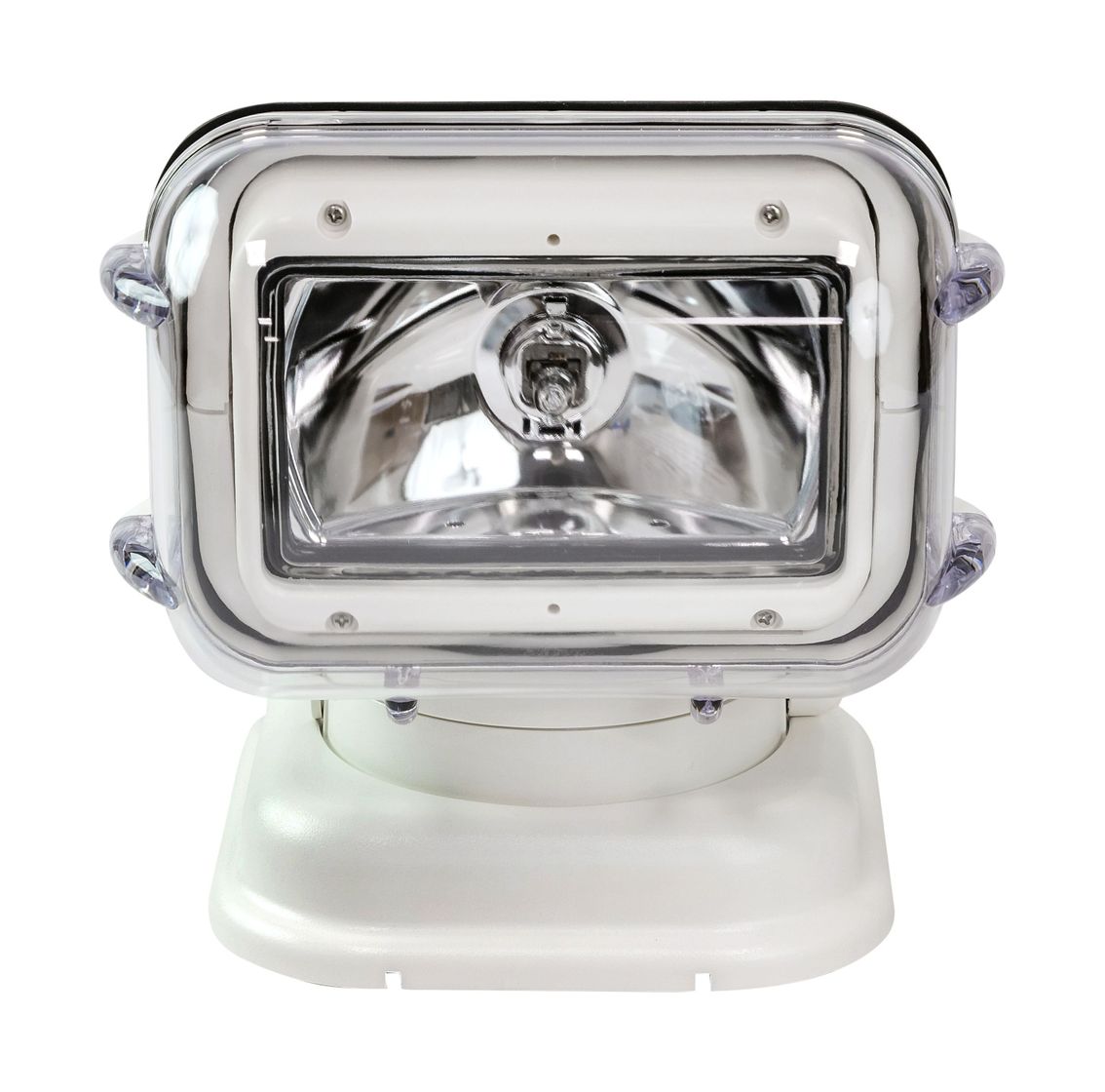 картинка Прожектор стационарный галогеновый с пультом управления, белый