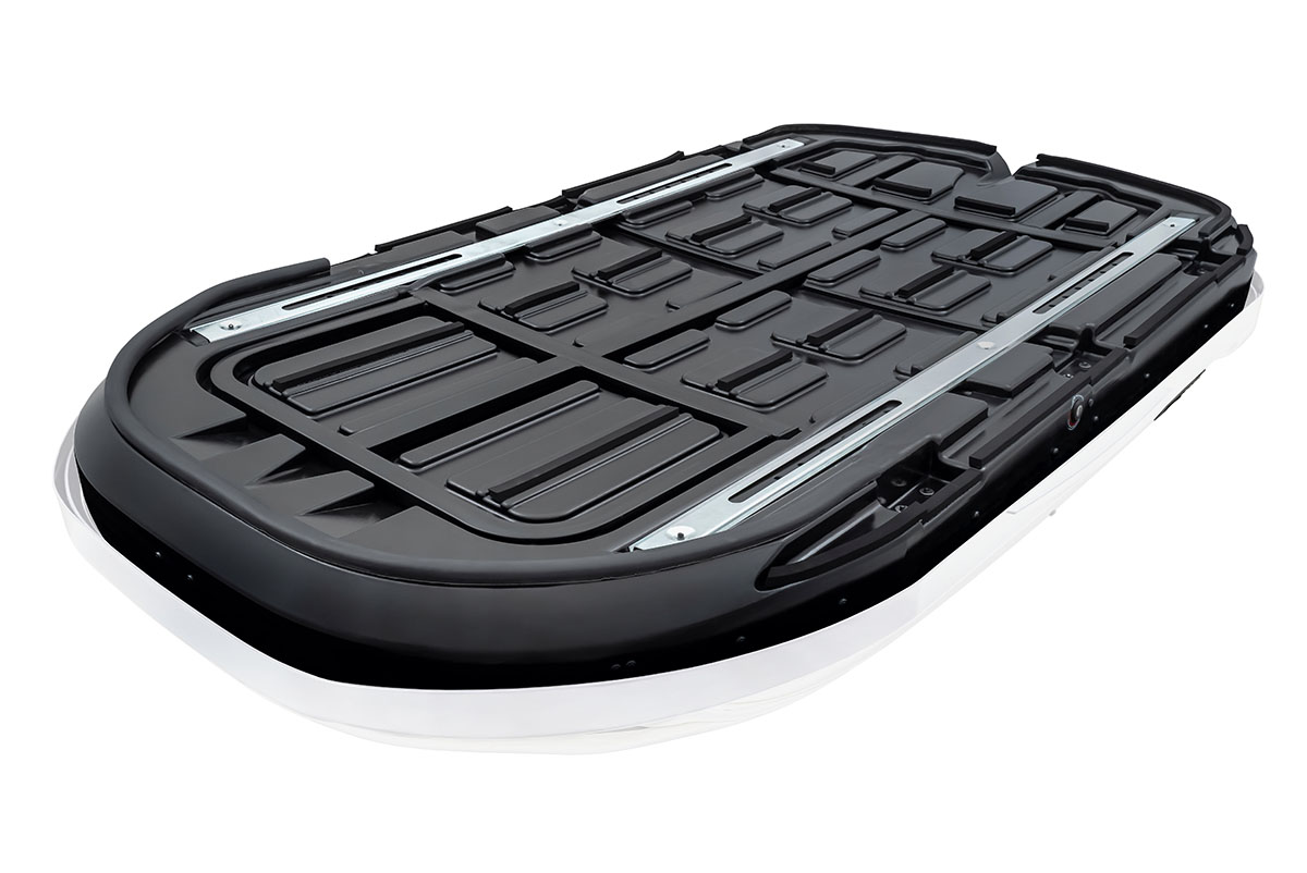 картинка Бокс автомобильный на крышу Pentair CARAVAN 600L белый глянец, двусторонний