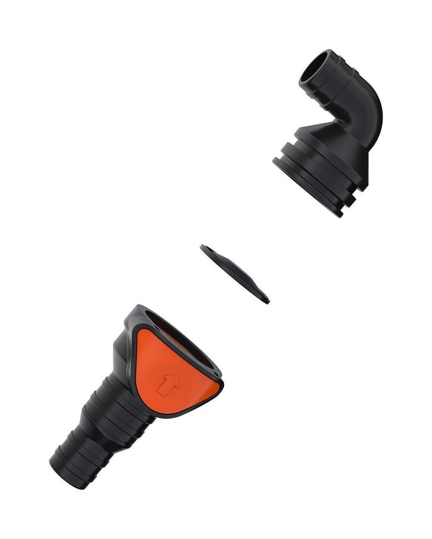 картинка Клапан невозвратный угловой под шланг 20/20 мм, SeaFlo