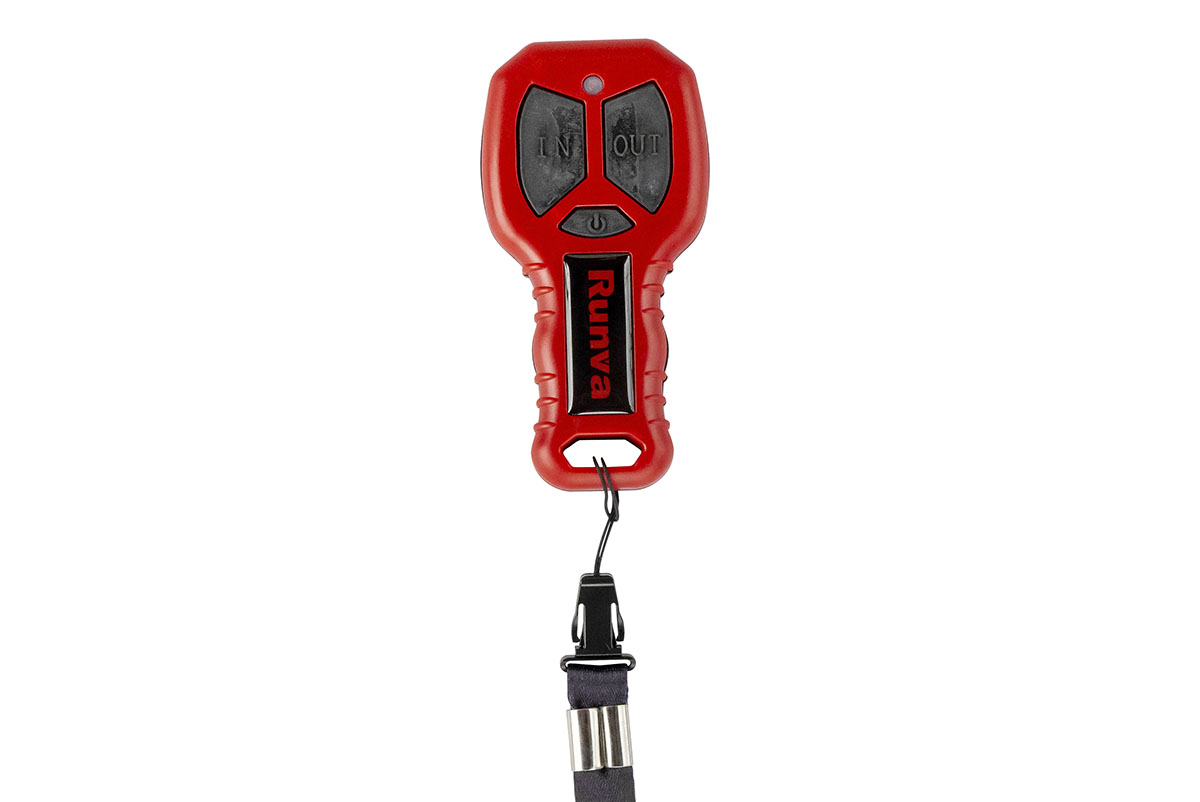 ЛебёдкаRunva EWB9500-Q-SRMAC 24V 4350 кг, влагозащищенная, комбинированный роспуск, синтетический трос
