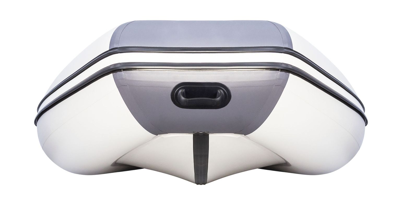 картинка Надувная лодка ПВХ, Ривьера Компакт 3600 НДНД Комби, светло-серый/графит