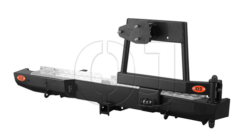 картинка Бампер задний Nissan Navara III рестайлинг 2010-2015 стандарт,  лифт 50 03.168.03 OJ