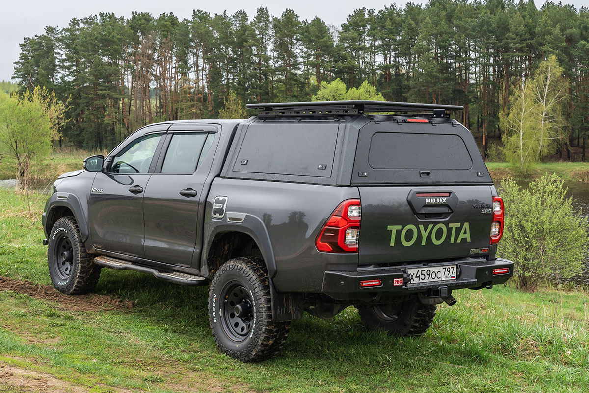 Кунг алюминиевый Toyota Hilux 2015+ PINGWEI